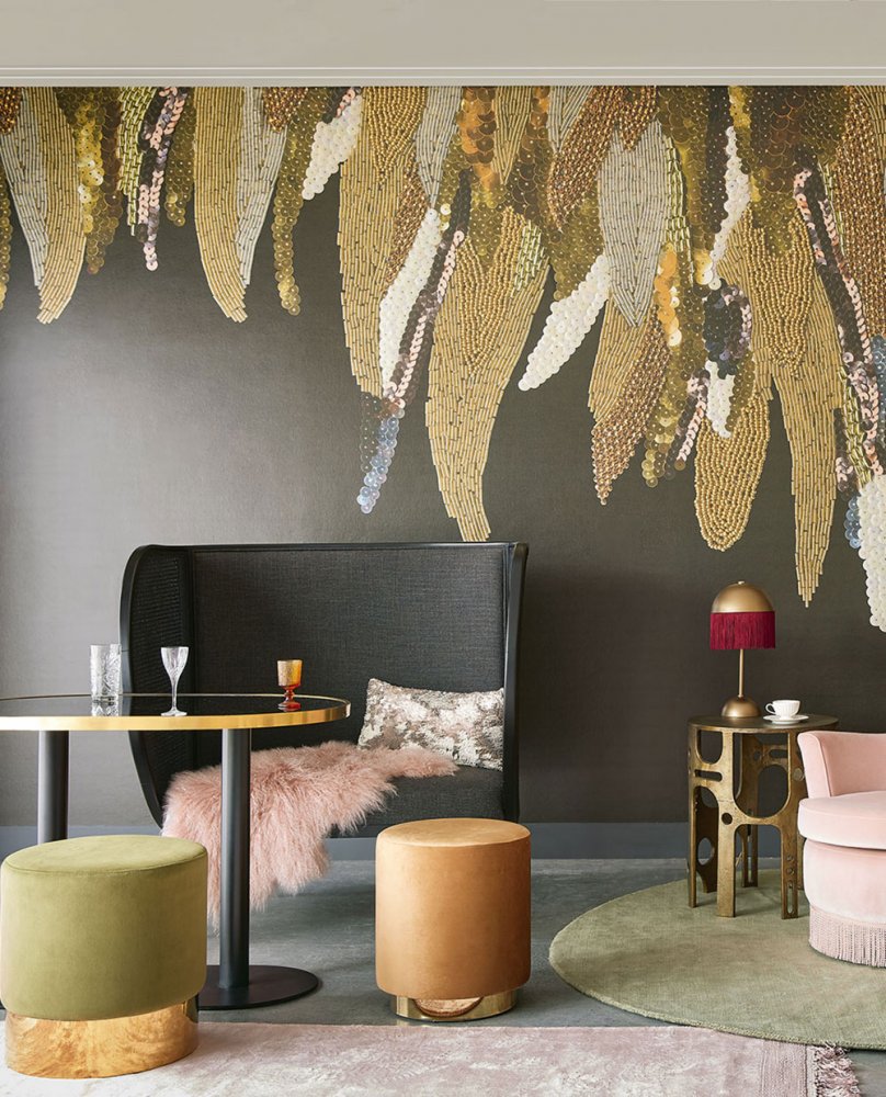 Vliesová obrazová tapeta Flitry, Korálky 307411, 560 x 280 cm, Museum, Eijffinger