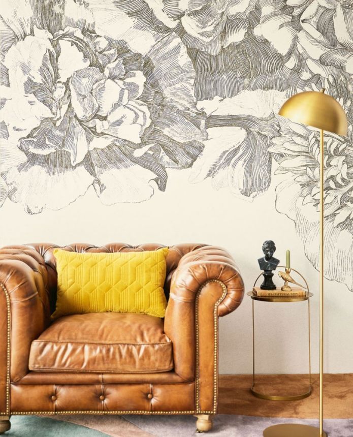 Vliesová obrazová tapeta Květiny 307404, 280 x 280 cm, Museum, Eijffinger