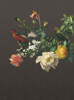 Vliesová obrazová tapeta Květiny, Papoušci 307400, 210 x 280 cm, Museum, Eijffinger