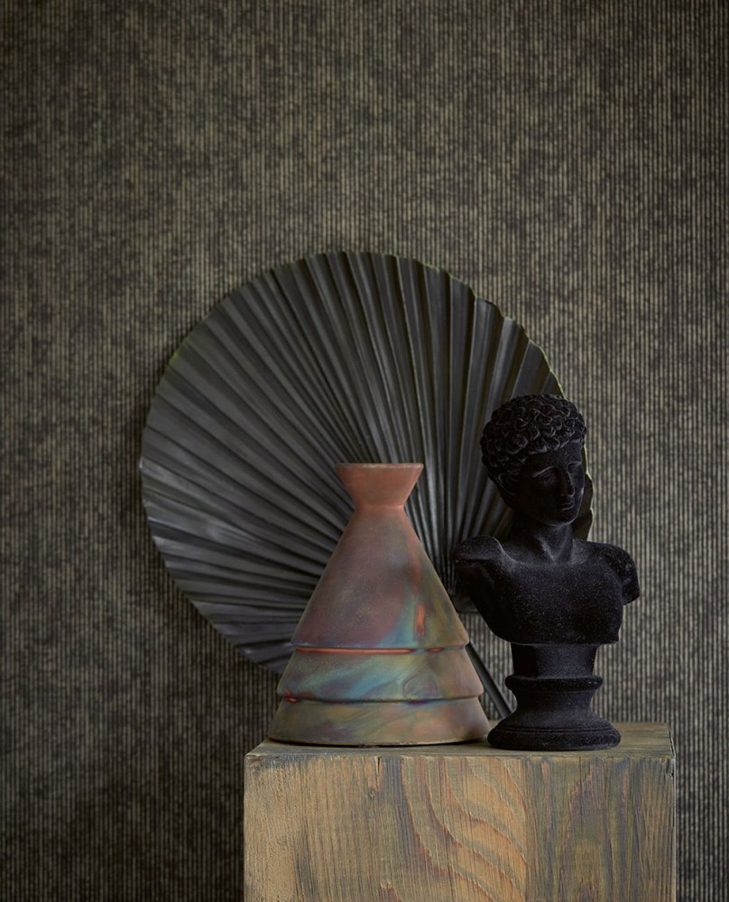 Luxusní vliesová tapeta na zeď Proužky flock, 307323, Museum, Eijffinger