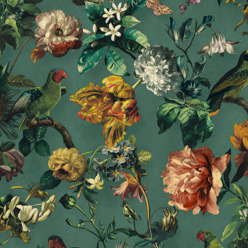 Luxusní vliesová tapeta na zeď Papoušci, Květiny, 307305, Museum, Eijffinger