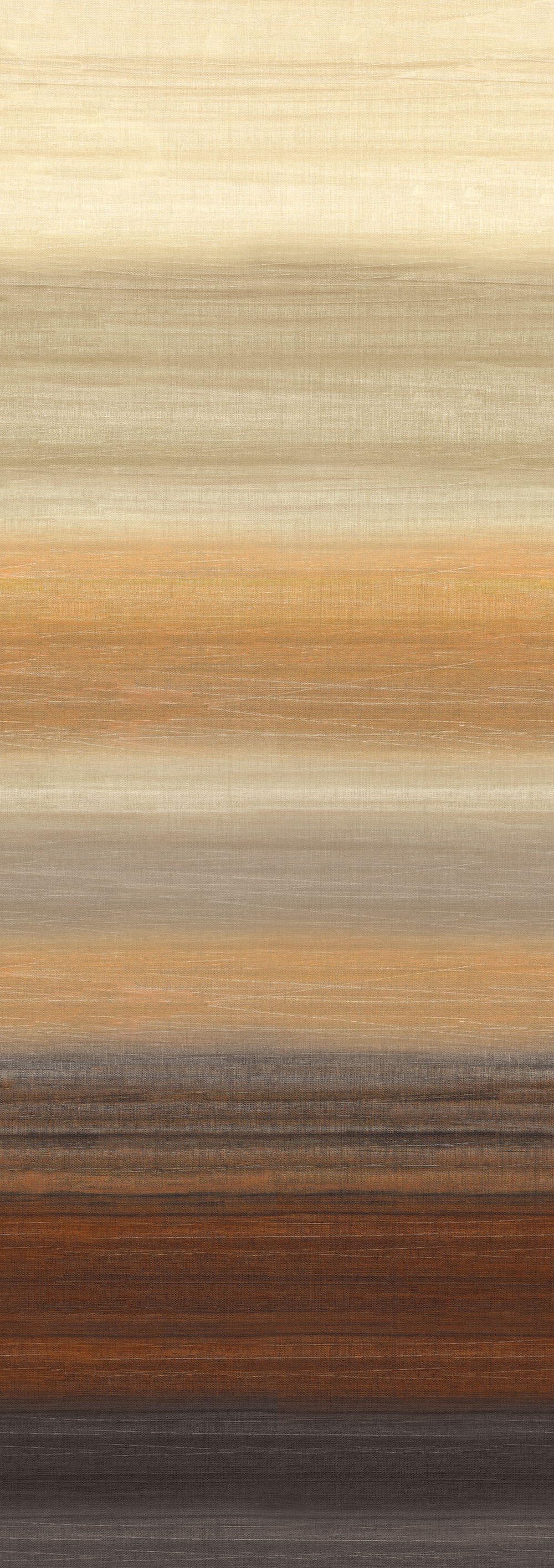 Vliesová obrazová tapeta na zeď, imitace látky, oranžová, hnědá, pruhy, DGRIC201-300, Serica, Masureel