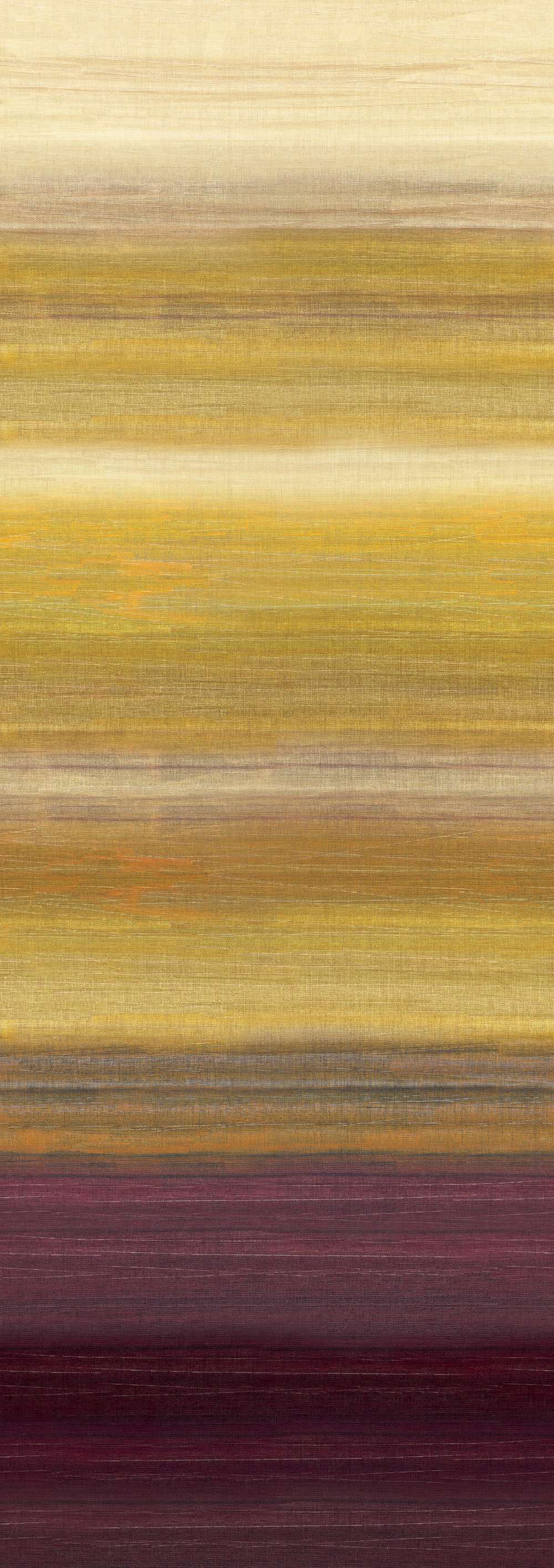 Vliesová obrazová tapeta na zeď, imitace látky, hnědá, žlutá, pruhy, DGRIC204-300, Serica, Masureel