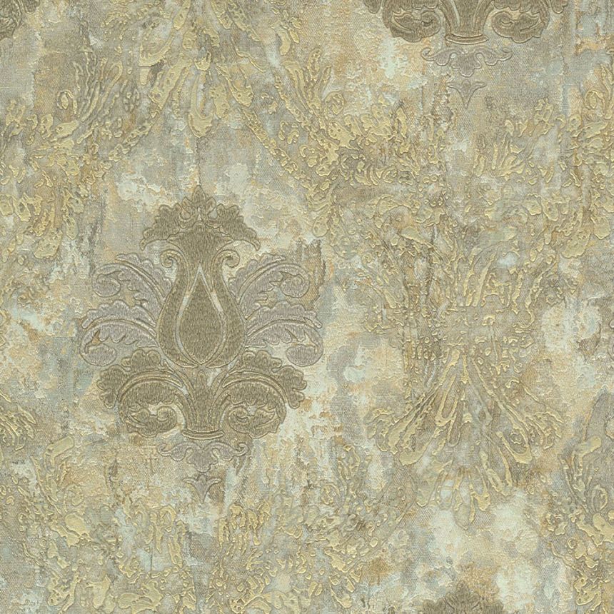 Luxusní vliesová tapeta na zeď 68818, Štuk, Damaškový vzor, Damascus, Limonta