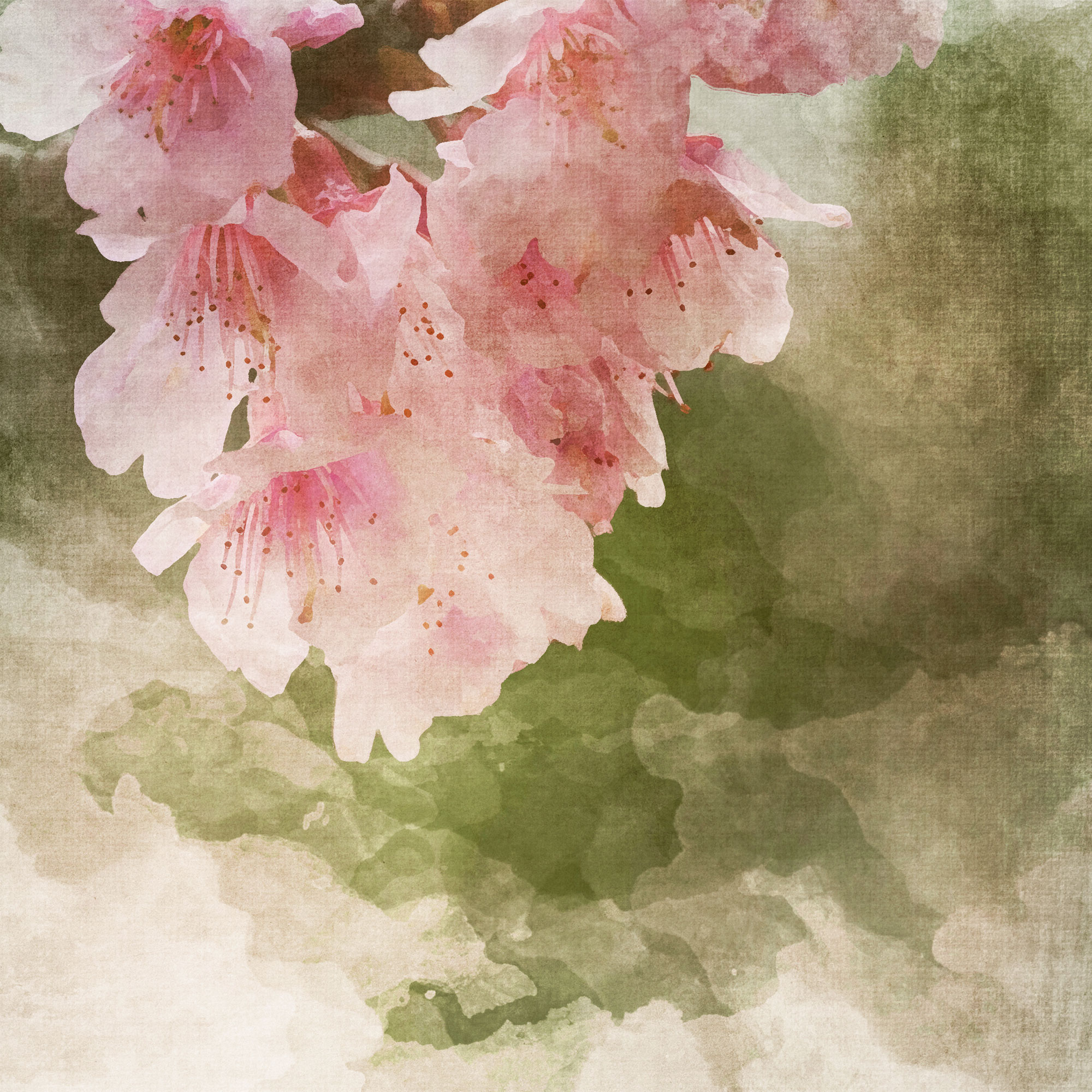 Fototapety na míru, Akvarel, květiny, 1003, My Dream, Vavex