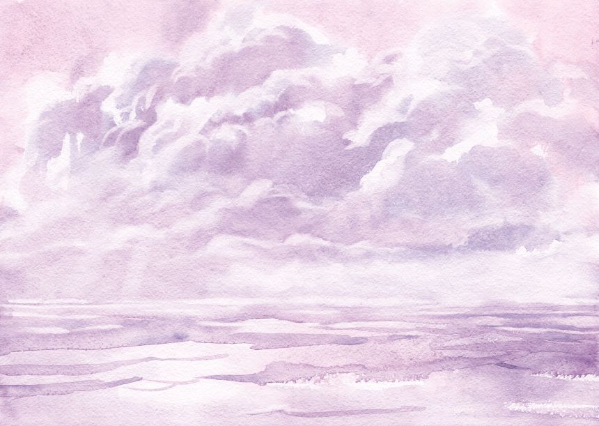 Fototapety na míru, Akvarel, oblaka, 1005, My Dream, Vavex