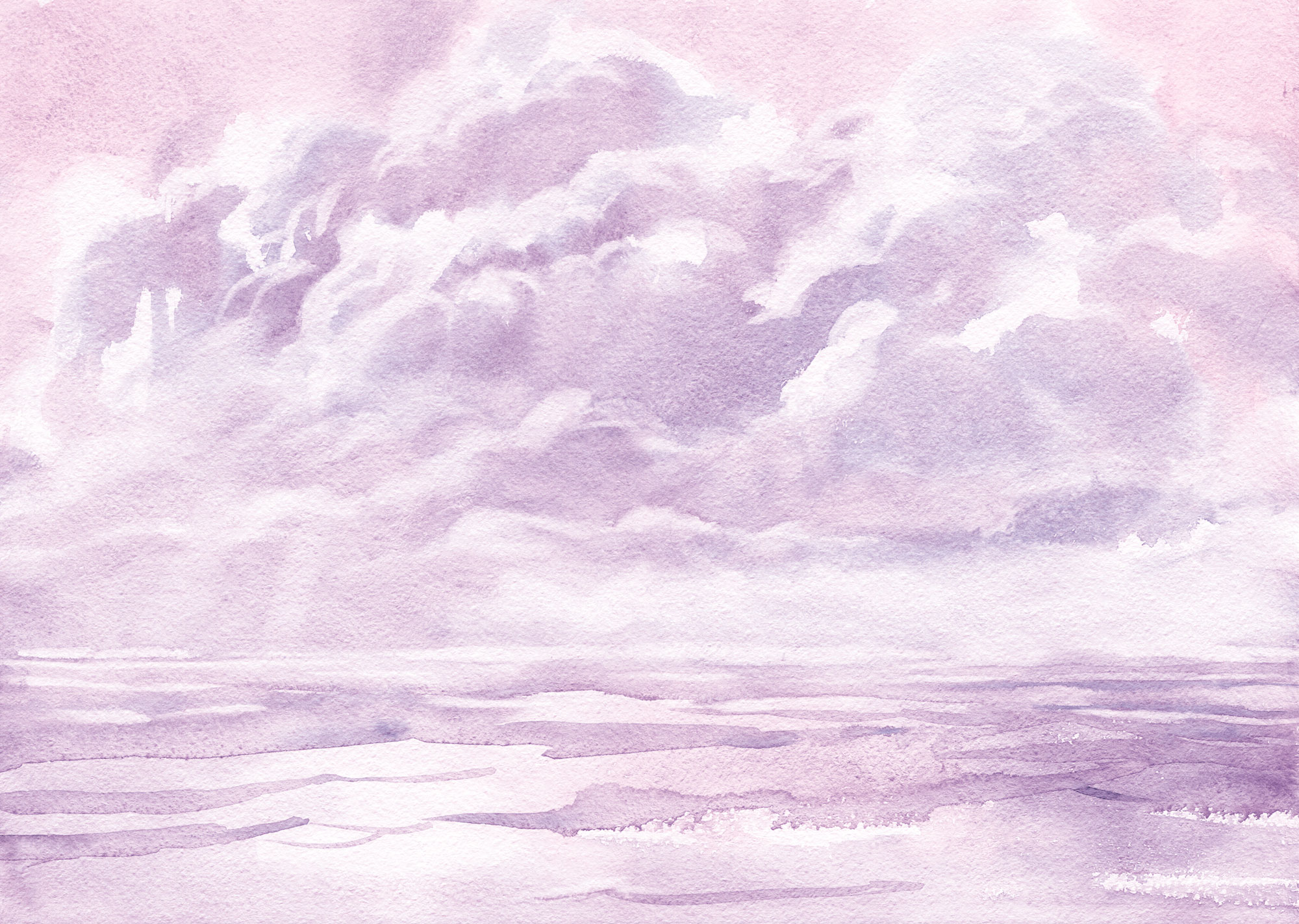 Fototapety na míru, Akvarel, oblaka, 1005, My Dream, Vavex