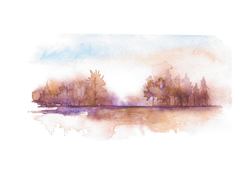 Fototapety na míru, Akvarel, příroda, 1007, My Dream, Vavex