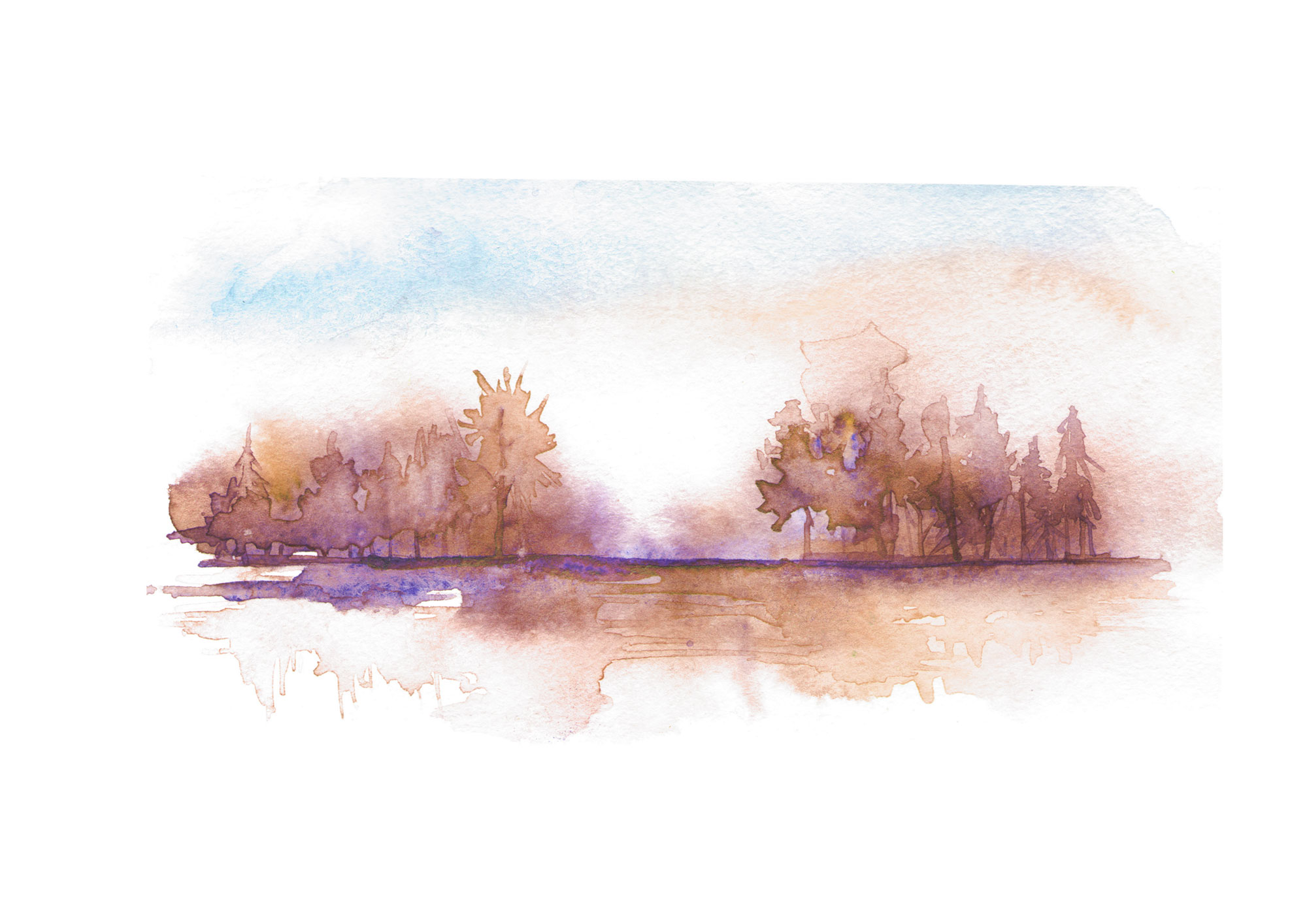 Fototapety na míru, Akvarel, příroda, 1007, My Dream, Vavex