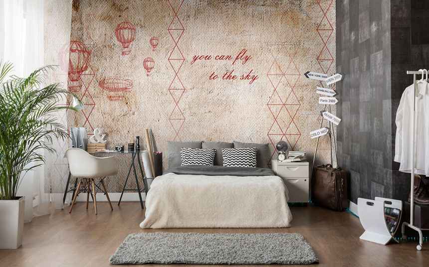 Fototapety na míru, Balony, vzducholoď, nápis, 3002, My Dream, Vavex