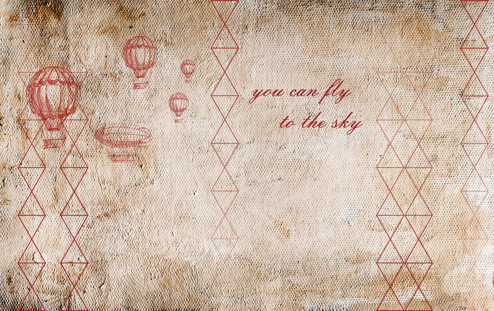 Fototapety na míru, Balony, vzducholoď, nápis, 3002, My Dream, Vavex