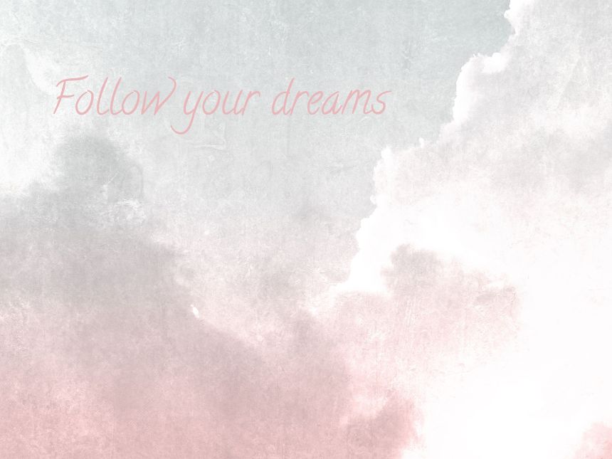 Fototapety na míru, Oblaka, mraky, nápis, 3003, My Dream, Vavex