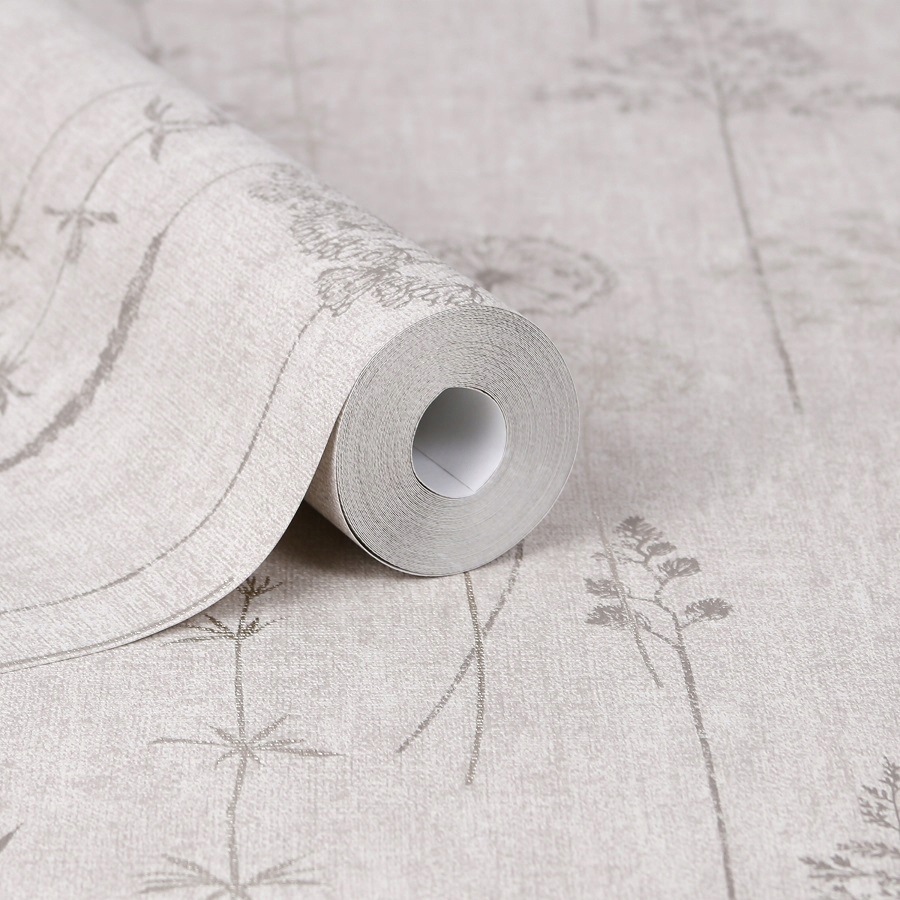 Vliesová tapeta na zeď,  béžová, luční květiny a trávy, 104887, Simplicity, Graham Brown