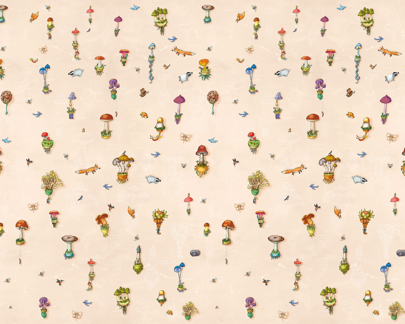 Fototapety na míru, Příroda, houby, zvířátka, 6001, Imaginum, Vavex