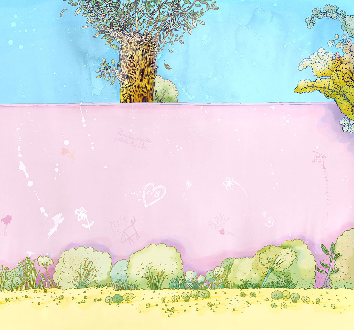 Fototapety na míru, Strom, stěna, 6007, Imaginum, Vavex