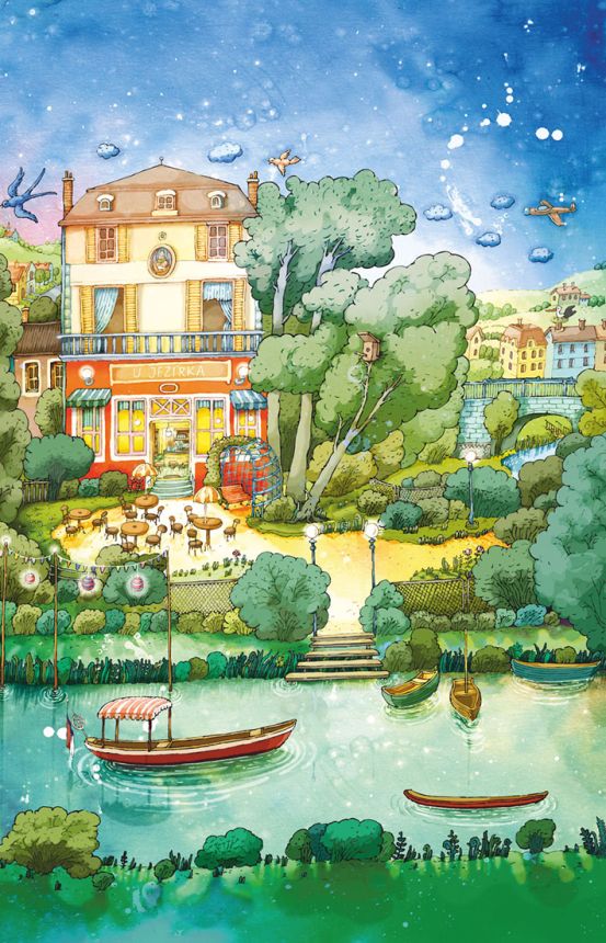 Fototapety na míru, Kavárna, krajina, 6020, Imaginum, Vavex