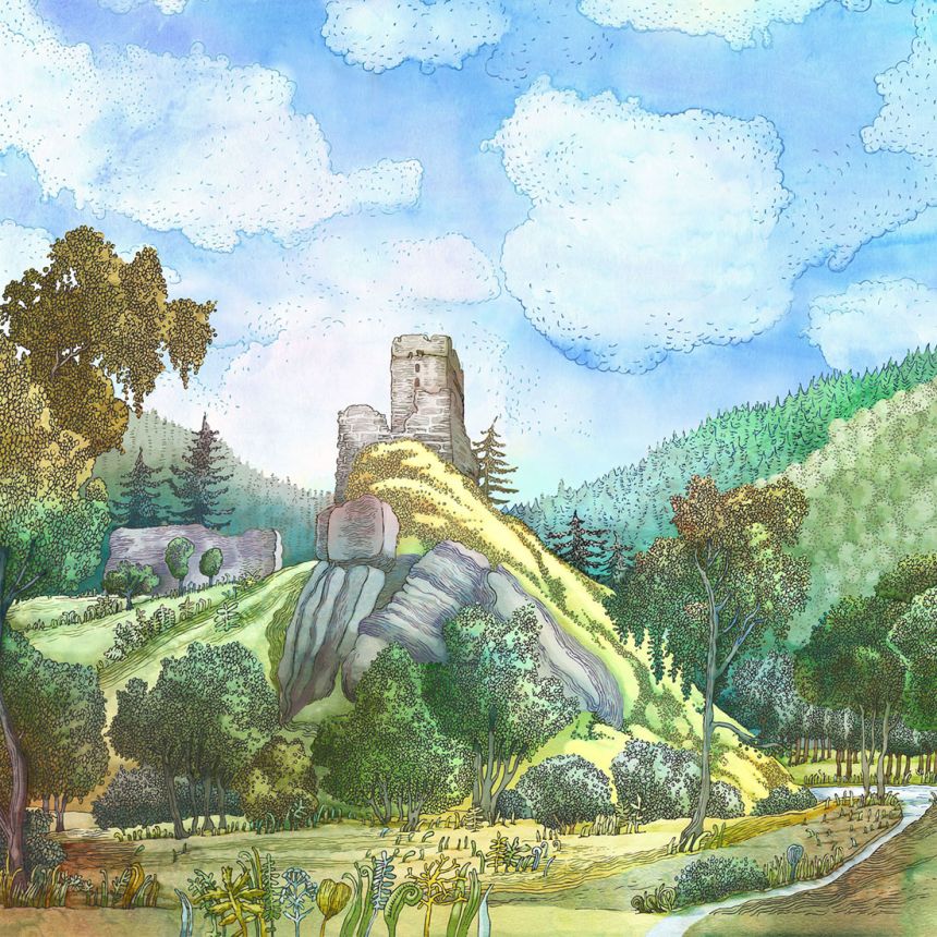 Fototapety na míru, Příroda, hrad, 6021, Imaginum, Vavex