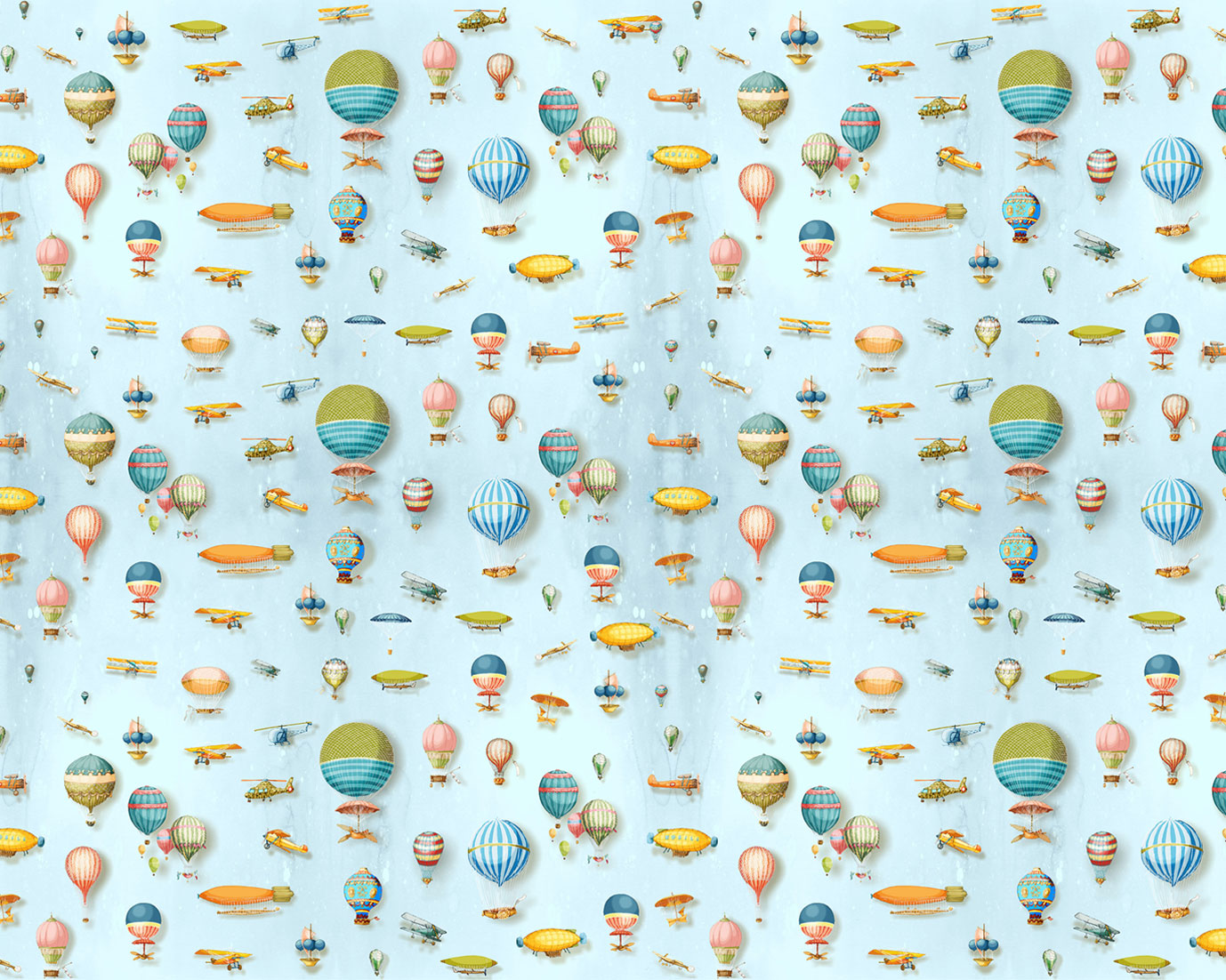 Fototapety na míru, Balony, vzducholodě, letadla, 6022, Imaginum, Vavex