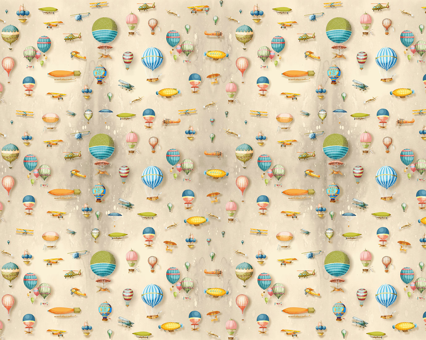 Fototapety na míru, Balony, vzducholodě, letadla, 6023, Imaginum, Vavex