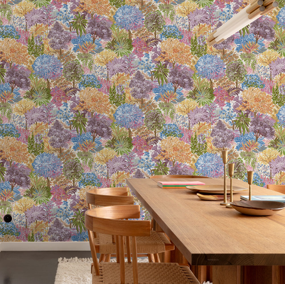 Vliesová tapeta na zeď, stromy, A78601, Inia, Grandeco