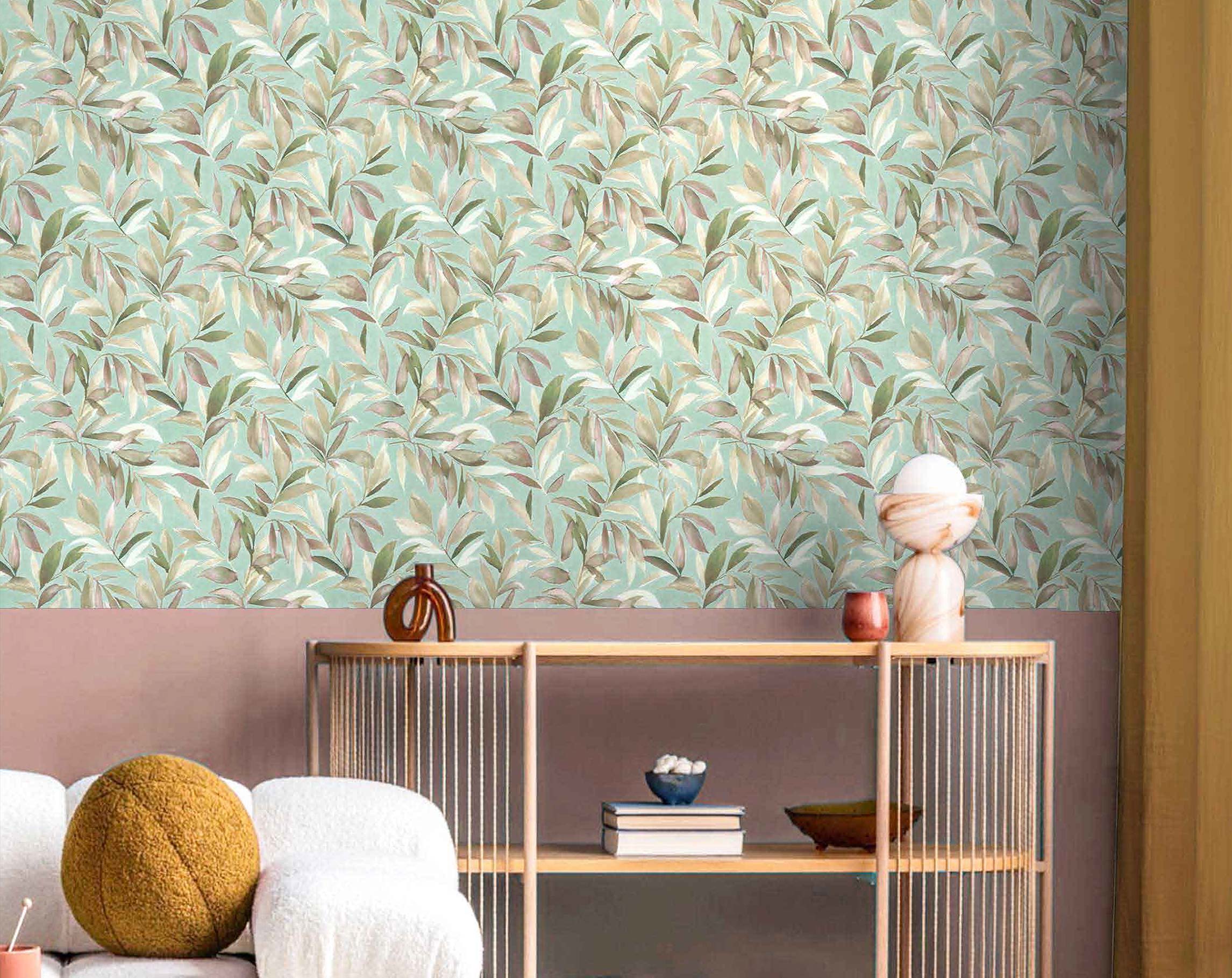 Vliesová tapeta na zeď, zelená, listy, 2003, Rio, Parato by Cristiana Masi