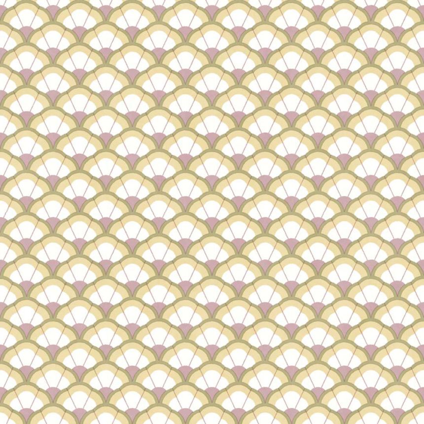 Vliesová tapeta na zeď, květiny, okrovo-fialová, 2041, Rio, Parato by Cristiana Masi