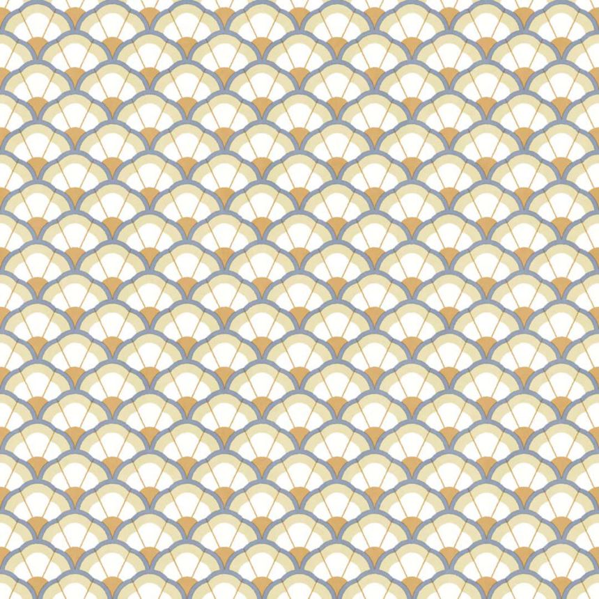 Vliesová tapeta na zeď, květiny, béžovo-modrá, 2042, Rio, Parato by Cristiana Masi