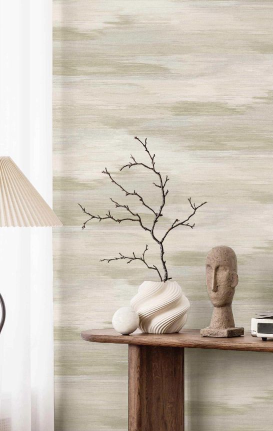 Vliesová tapeta na zeď, akvarelový vzor, šedo-béžová, 2080, Rio, Parato by Cristiana Masi