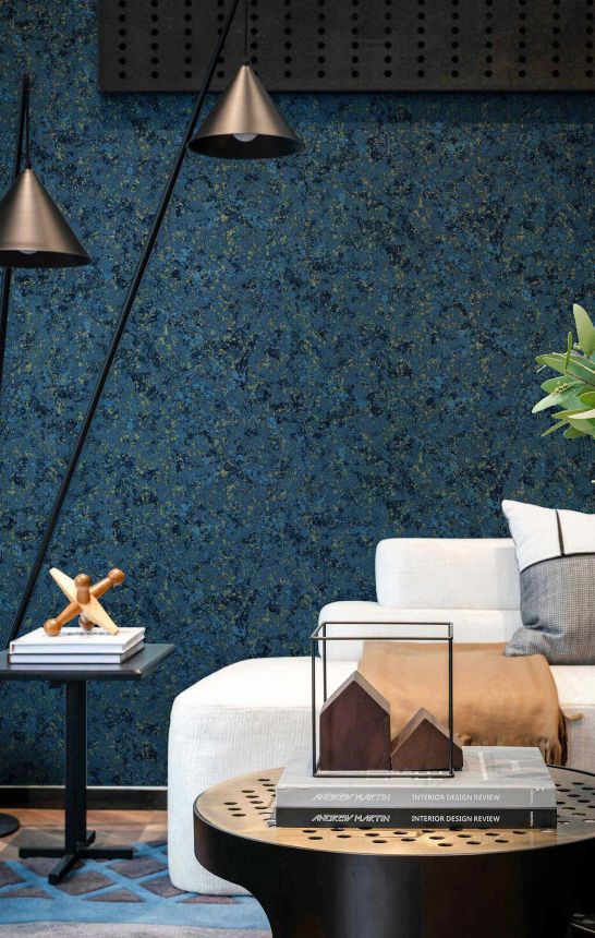 Vliesová tapeta na zeď, modrá, beton, štuk, 2095, Rio, Parato by Cristiana Masi