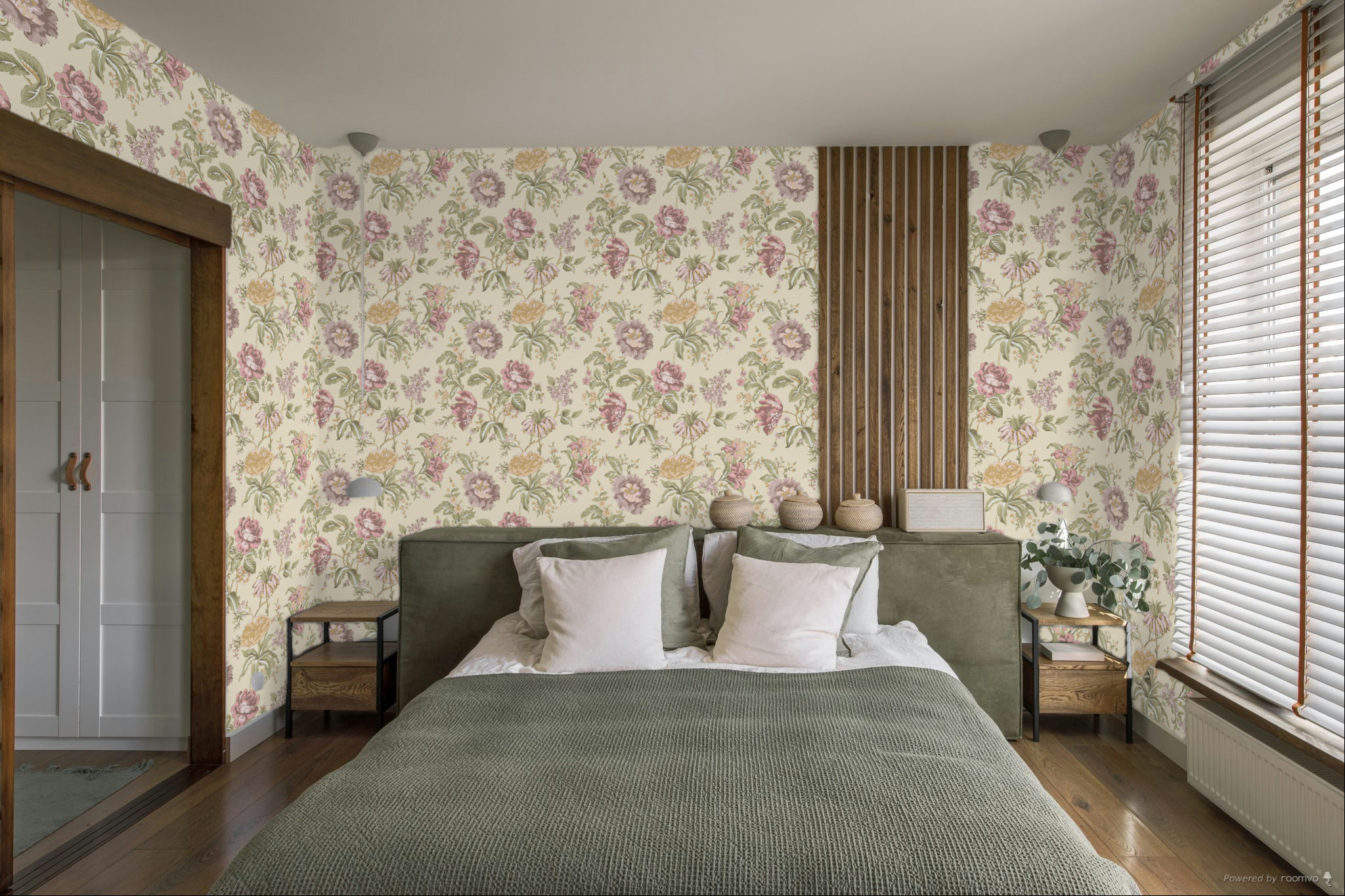 Vliesová tapeta na zeď, béžová, květiny, 8306, Blooming Garden 2, Parato by Cristiana Masi