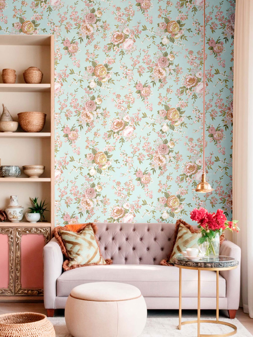 Vliesová tapeta na zeď, modrá, květiny, 8311, Blooming Garden 2, Parato by Cristiana Masi