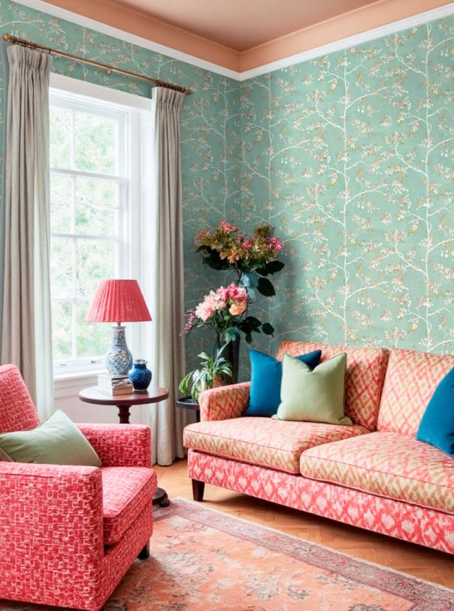 Vliesová tapeta na zeď, zelená, stromy, listy, 8321, Blooming Garden 2, Parato by Cristiana Masi