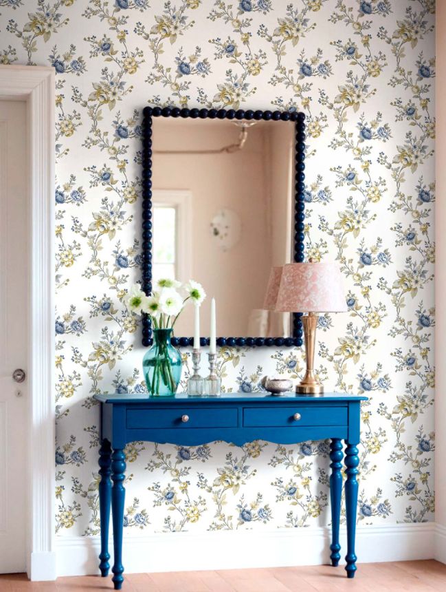 Vliesová tapeta na zeď, modrá, květiny, 8327, Blooming Garden 2, Parato by Cristiana Masi