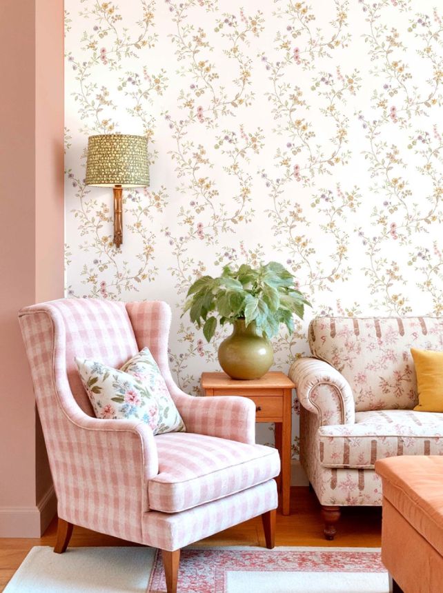 Vliesová tapeta na zeď, béžová, květiny, 8355, Blooming Garden 2, Parato by Cristiana Masi