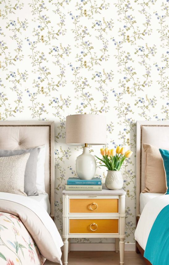 Vliesová tapeta na zeď, modrá, květiny, 8357, Blooming Garden 2, Parato by Cristiana Masi