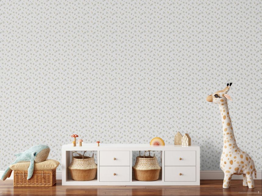 Vliesová tapeta na zeď, modrá, květiny, 8361, Blooming Garden 2, Parato by Cristiana Masi