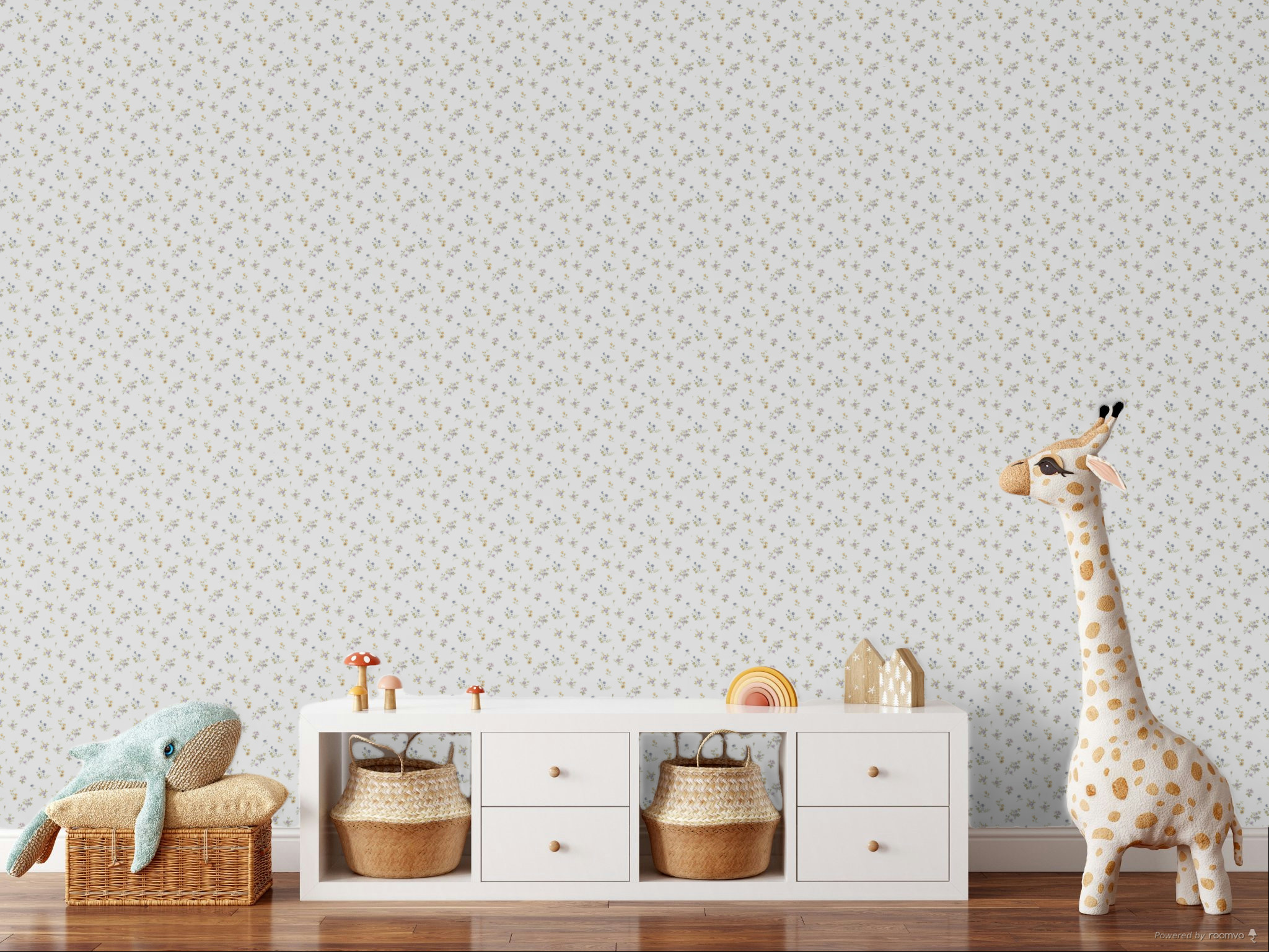 Vliesová tapeta na zeď, modrá, květiny, 8361, Blooming Garden 2, Parato by Cristiana Masi