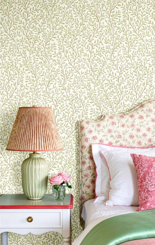 Vliesová tapeta na zeď, zelená, větvičky, 8365, Blooming Garden 2, Parato by Cristiana Masi