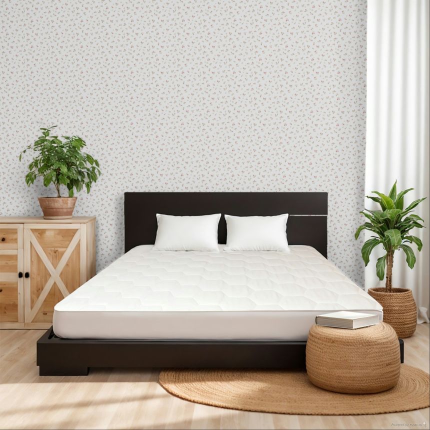 Vliesová tapeta na zeď, zeleno-červená, květiny, 8371, Blooming Garden 2, Parato by Cristiana Masi