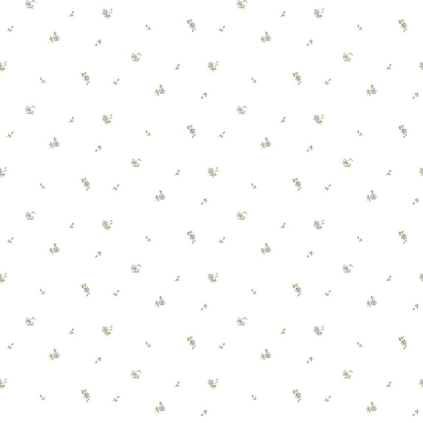 Vliesová tapeta na zeď, zeleno-modrá, květiny, 8375, Blooming Garden 2, Parato by Cristiana Masi