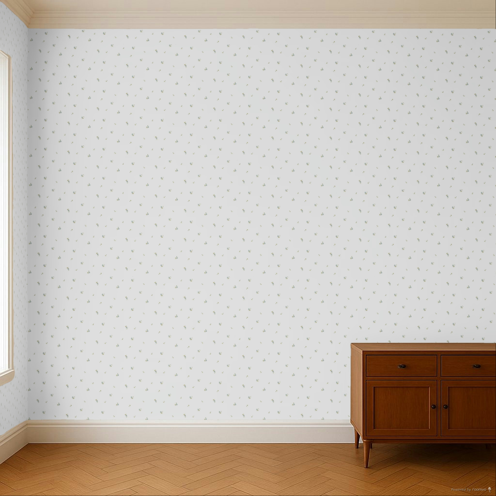 Vliesová tapeta na zeď, zeleno-modrá, květiny, 8375, Blooming Garden 2, Parato by Cristiana Masi