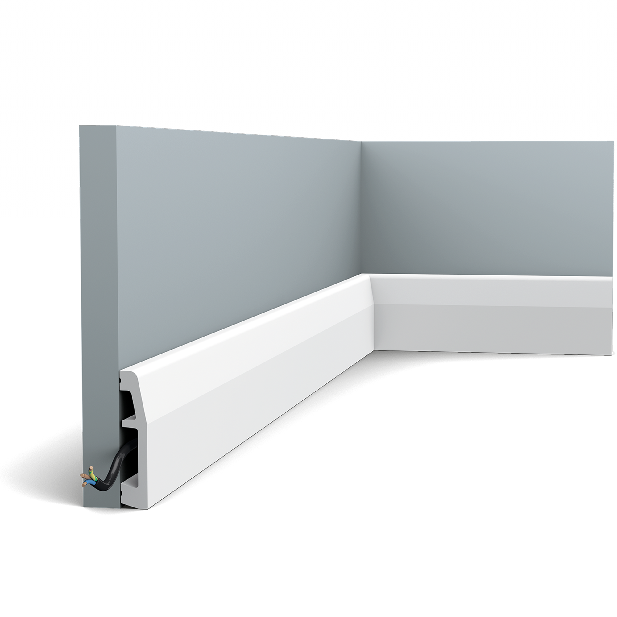 Podlahová lišta SX125, 200x1,4x6,9cm, Orac Decor