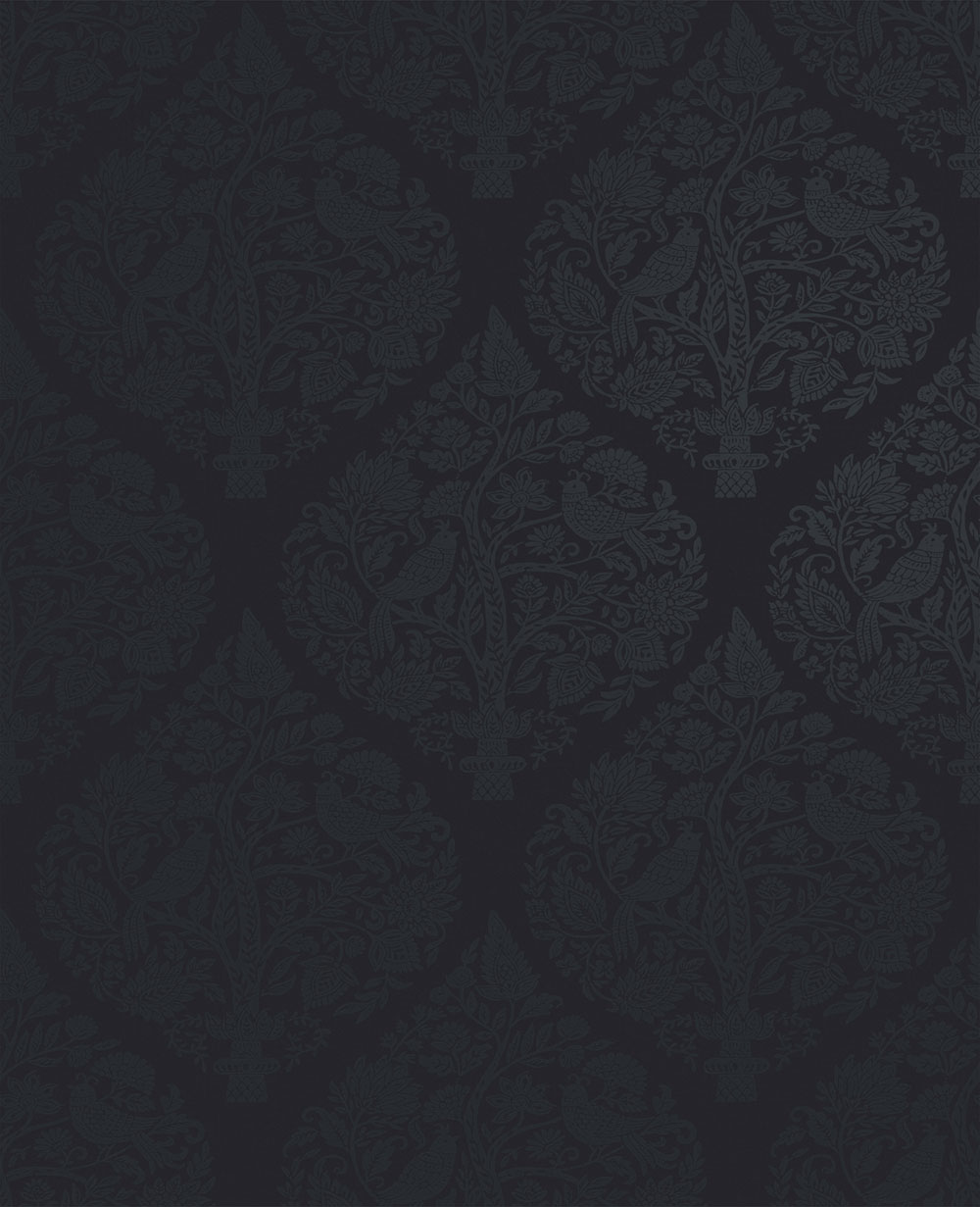 Vliesová tapeta na zeď, modrá, ornamenty, 142059, Allurium, Graham Brown Premium