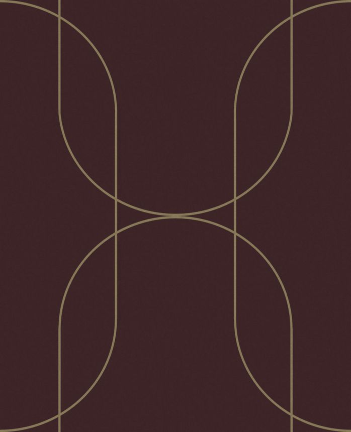 Grafická vliesová tapeta na zeď, vínová, 142061,  Allurium,  Graham Brown Premium