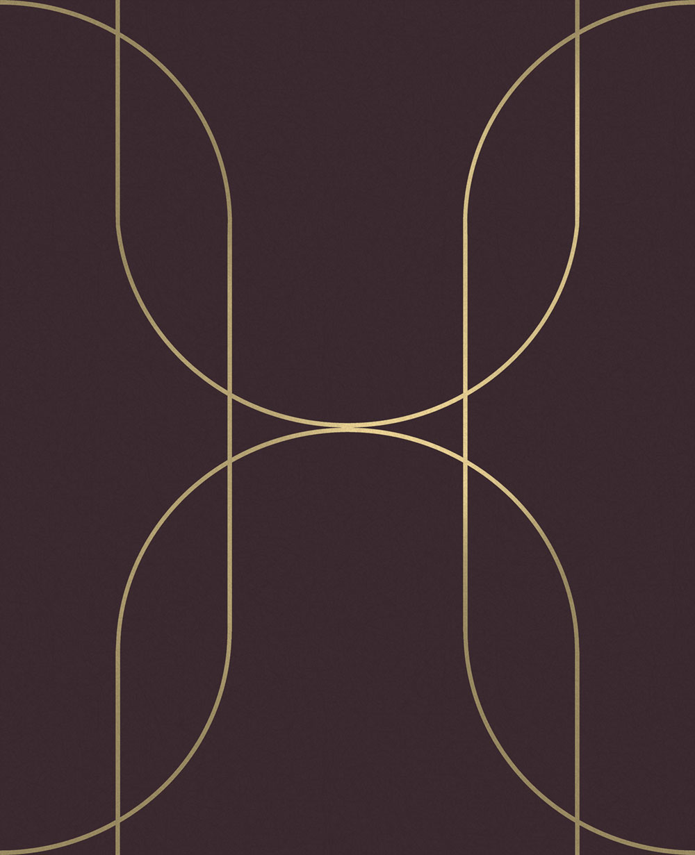 Grafická vliesová tapeta na zeď, fialová, 142062,  Allurium,  Graham Brown Premium