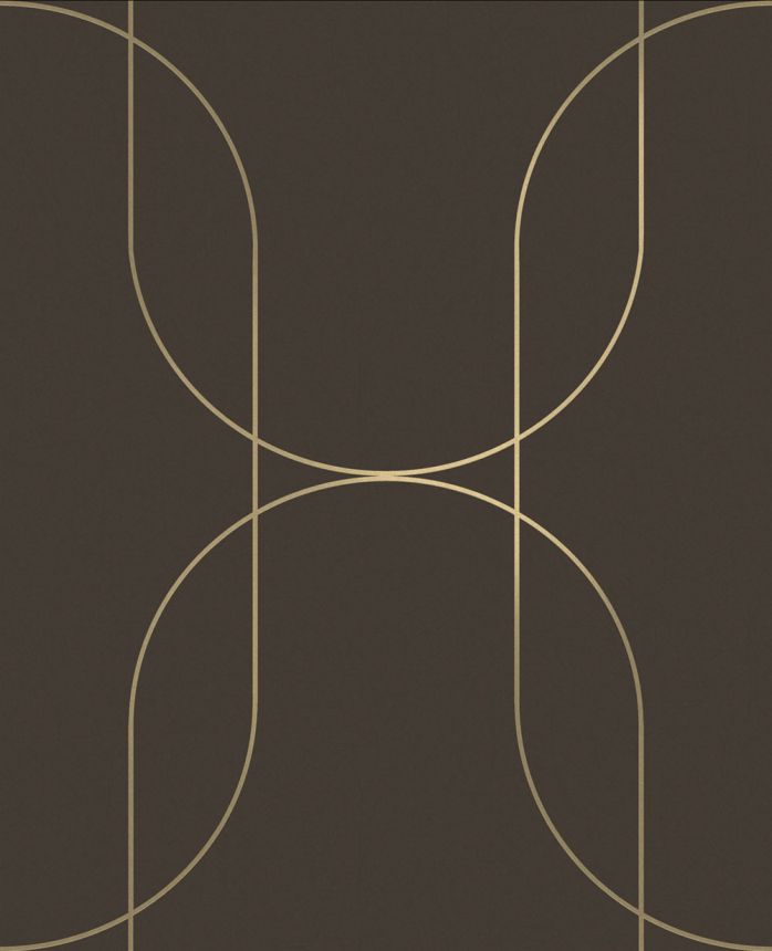 Grafická vliesová tapeta na zeď, hnědá, 142063,  Allurium,  Graham Brown Premium