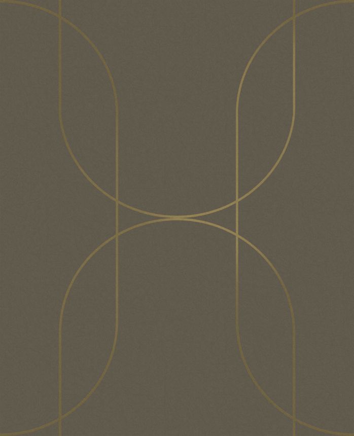 Grafická vliesová tapeta na zeď, hnědá, 142064,  Allurium,  Graham Brown Premium