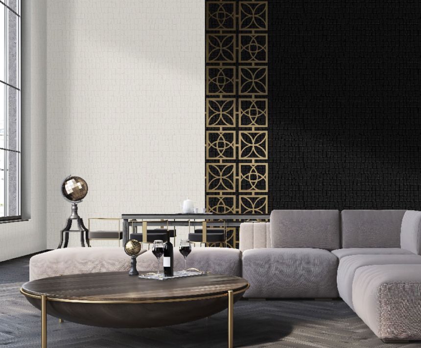 Vliesová tapeta na zeď, bílá, imitace krokodýlí kůže, Z81035, Philipp Plein 2, Zambaiti Parati