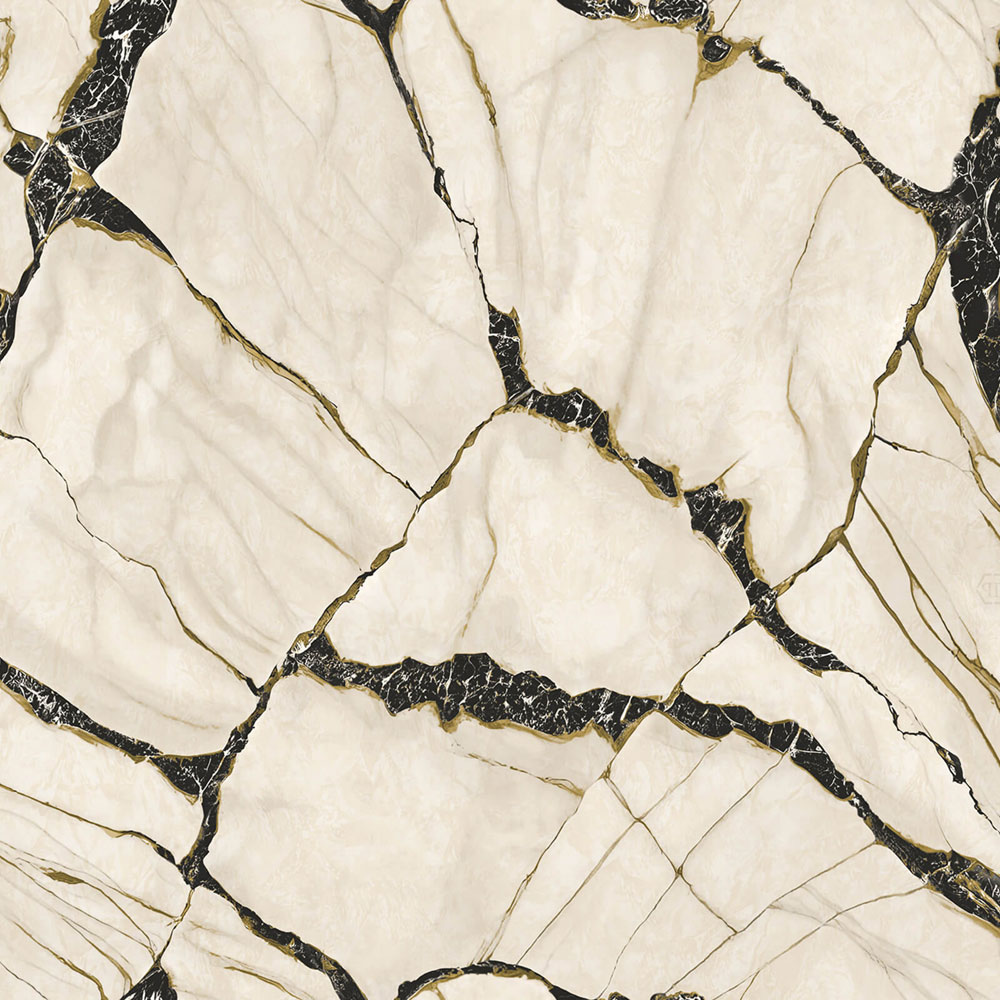 Vliesová tapeta na zeď, bílá, černá, imitace mramoru, Z81038, Philipp Plein 2, Zambaiti Parati