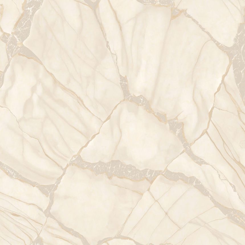 Vliesová tapeta na zeď, bílá, béžová, imitace mramoru, Z81039, Philipp Plein 2, Zambaiti Parati